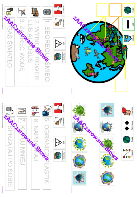 DZIEŃ ZIEMI - CAŁY PAKIET AAC, SYMBOLE PCS