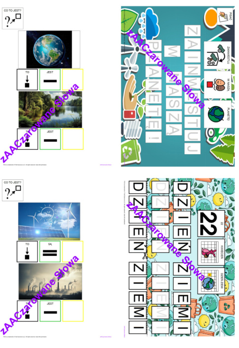 DZIEŃ ZIEMI - CAŁY PAKIET AAC, SYMBOLE PCS