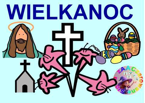 WIELKANOC AAC - CAŁY PAKIET, KARTY PRACY AAC, SYMBOLE PCS