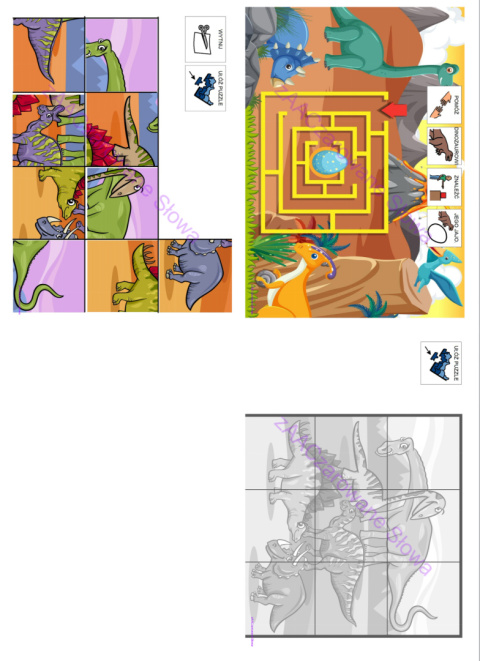 DZIEŃ DINOZAURA - CAŁY PAKIET, SYMBOLE PCS