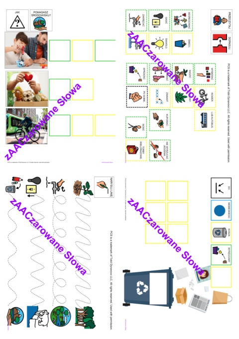 DZIEŃ ZIEMI - CAŁY PAKIET AAC, SYMBOLE PCS