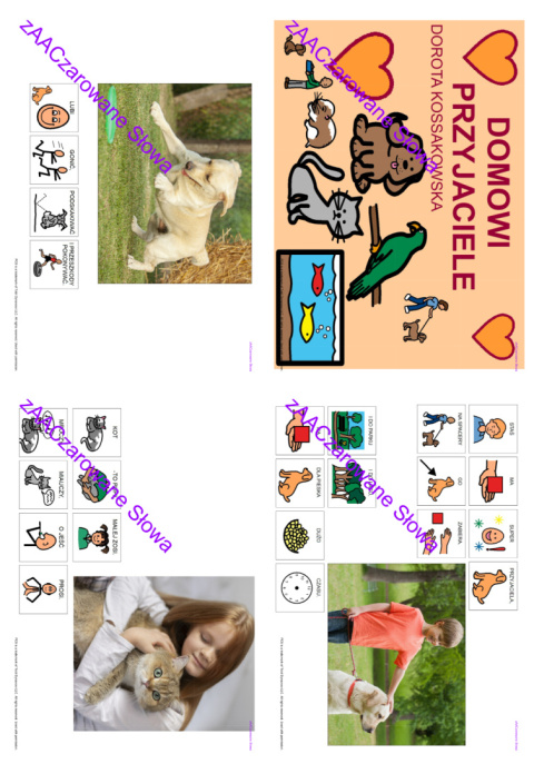 ZWIERZĘTA DOMOWE - CAŁY PAKIET AAC, SYMBOLE PCS