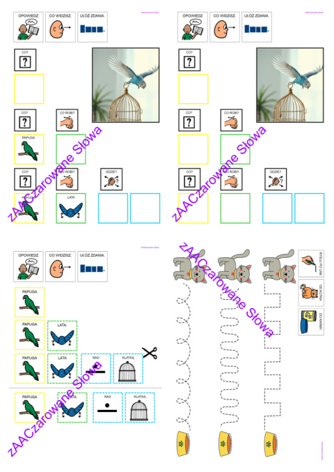 ZWIERZĘTA DOMOWE - CAŁY PAKIET AAC, SYMBOLE PCS