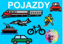 POJAZDY - CAŁY PAKIET AAC, SYMBOLE PCS