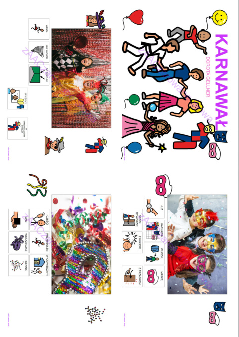 "KARNAWAŁ"- wiersz Doroty Gellner- link do pobrania w opisie