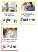 BEZPIECZEŃSTWO W INTERNECIE - CAŁY PAKIET, KARTY PRACY AAC, SYMBOLE PCS