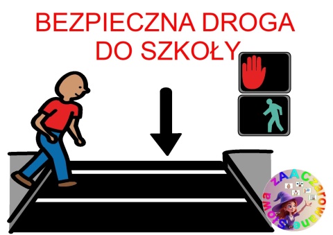BEZPIECZNA DROGA DO SZKOŁY - CAŁY PAKIET, KARTY PRACY AAC, SYMBOLE PCS