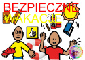 BEZPIECZNE WAKACJE - CAŁY PAKIET, KARTY PRACY AAC, SYMBOLE PCS