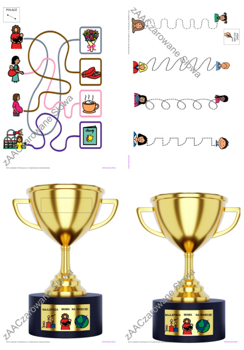 DZIEŃ MATKI - CAŁY PAKIET AAC, KARTY PRACY, SYMBOLE PCS