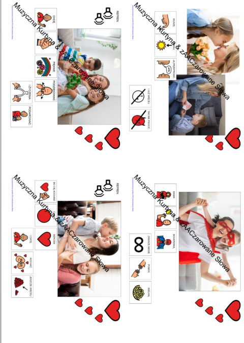 DZIEŃ MATKI - CAŁY PAKIET AAC, KARTY PRACY, SYMBOLE PCS