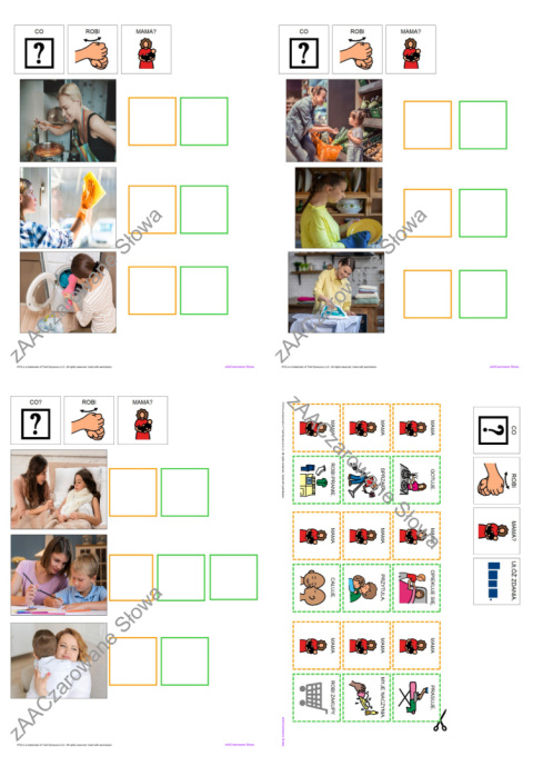 DZIEŃ MATKI - CAŁY PAKIET AAC, KARTY PRACY, SYMBOLE PCS