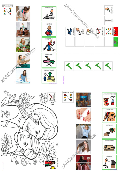 DZIEŃ MATKI - CAŁY PAKIET AAC, KARTY PRACY, SYMBOLE PCS