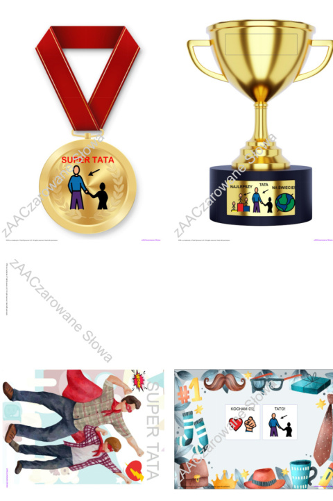 DZIEŃ OJCA - CAŁY PAKIET AAC, KARTY PRACY, SYMBOLE PCS