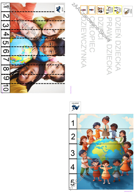 DZIEŃ DZIECKA - CAŁY PAKIET AAC, SYMBOLE PCS