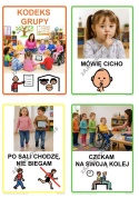 "KODEKS GRUPY PRZEDSZKOLNEJ" - ZASADY ZACHOWANIA AAC, SYMBOLE PCS