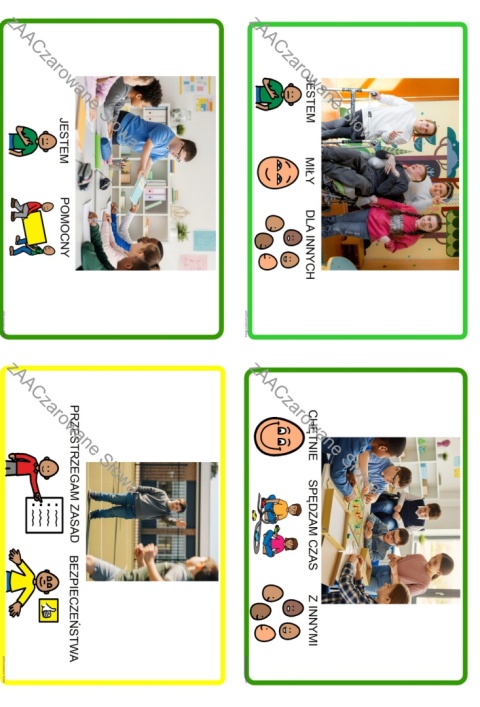 "KODEKS KLASOWY" - ZASADY ZACHOWANIA AAC, SYMBOLE PCS