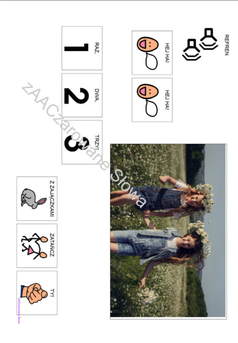 ŁĄKA - CAŁY PAKIET AAC, SYMBOLE PCS
