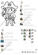MORSKA PRZYGODA - CAŁY PAKIET, KARTY PRACY AAC, SYMBOLE PCS