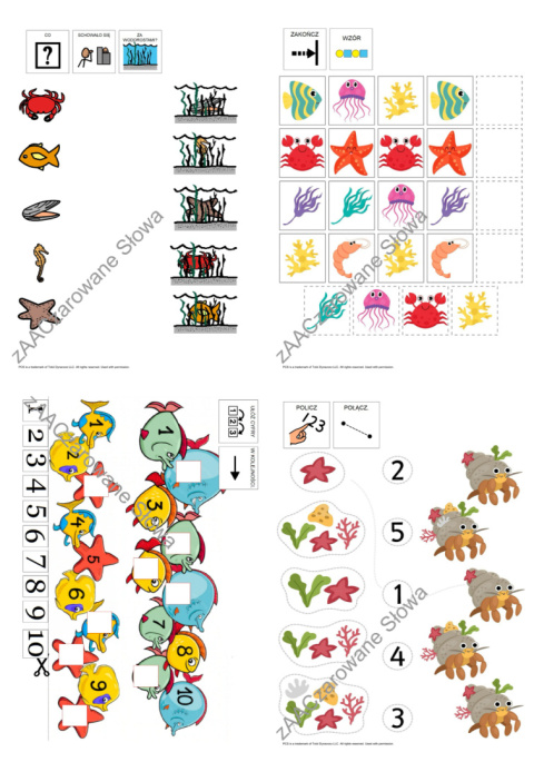 MORZE - CAŁY PAKIET, KARTY PRACY AAC, SYMBOLE PCS