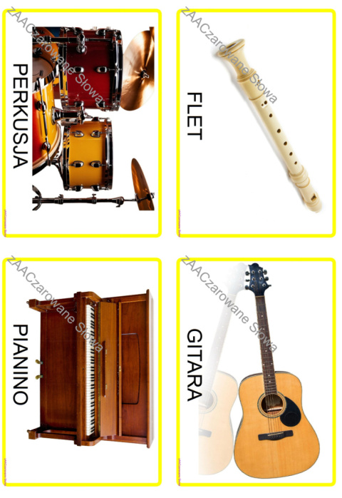 MUZYKA WOKÓŁ NAS - CAŁY PAKIET, KARTY PRACY AAC, SYMBOLE PCS