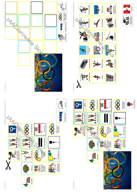 SPORT - CAŁY PAKIET, KARTY PRACY AAC, SYMBOLE PCS