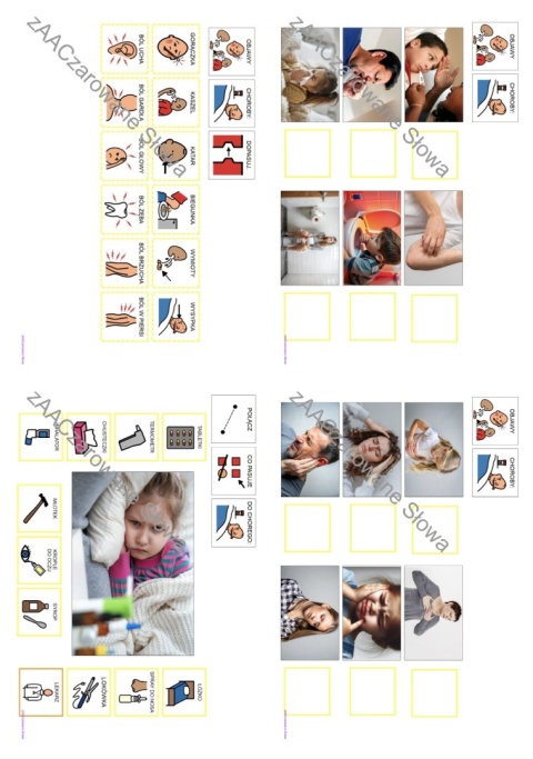 U LEKARZA - CAŁY PAKIET, KARTY PRACY AAC, SYMBOLE PCS