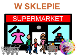 W SKLEPIE - CAŁY PAKIET, KARTY PRACY AAC