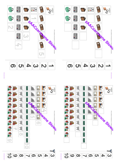 W SKLEPIE - CAŁY PAKIET, KARTY PRACY AAC