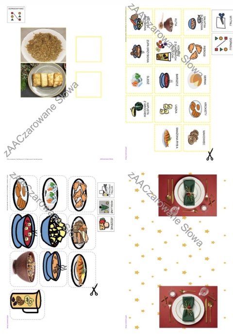 WIGILIA AAC - CAŁY PAKIET, KARTY PRACY AAC, SYMBOLE PCS