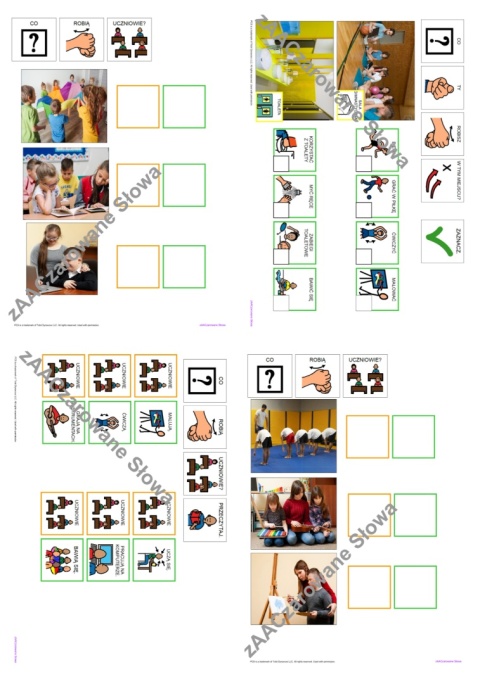 WITAJ SZKOŁO - CAŁY PAKIET AAC, KARTY PRACY, SYMBOLE PCS