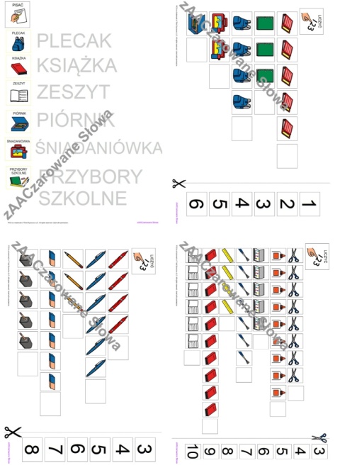 WITAJ SZKOŁO - CAŁY PAKIET AAC, KARTY PRACY, SYMBOLE PCS