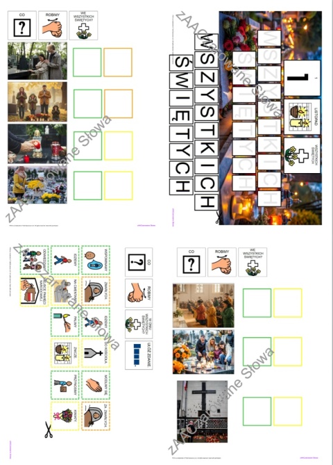 WSZYSTKICH ŚWIĘTYCH - CAŁY PAKIET AAC, SYMBOLE PCS