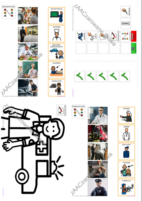 ZAWODY /DZIEŃ STRAŻAKA- CAŁY PAKIET, KARTY PRACY AAC, SYMBOLE PCS