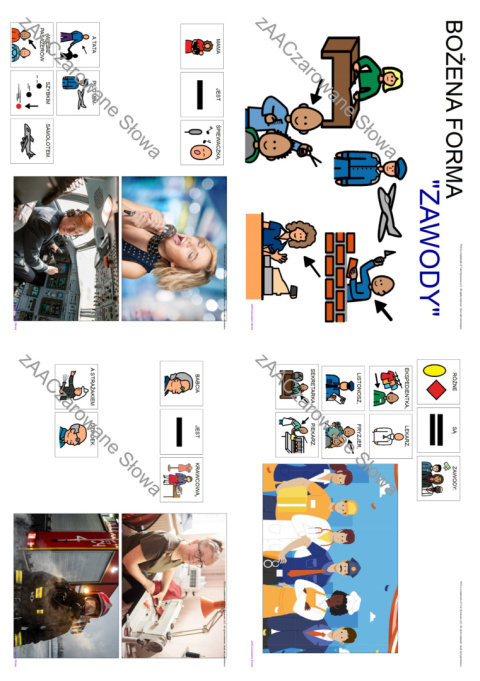 ZAWODY /DZIEŃ STRAŻAKA- CAŁY PAKIET, KARTY PRACY AAC, SYMBOLE PCS